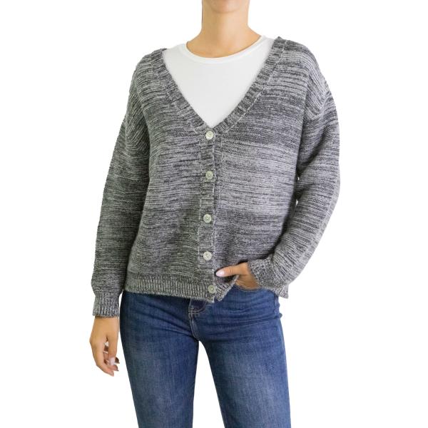 Cardigan misto cashmere scollo a V